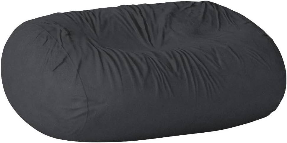 Charlie & Finn Le plus Grand Sac D'ASSISE En Europe ! - Pouf Premium XXL - Pouf Géant Avec Remplissage De Mousse À Mémoire De Forme - 1500 L - Gris Platine